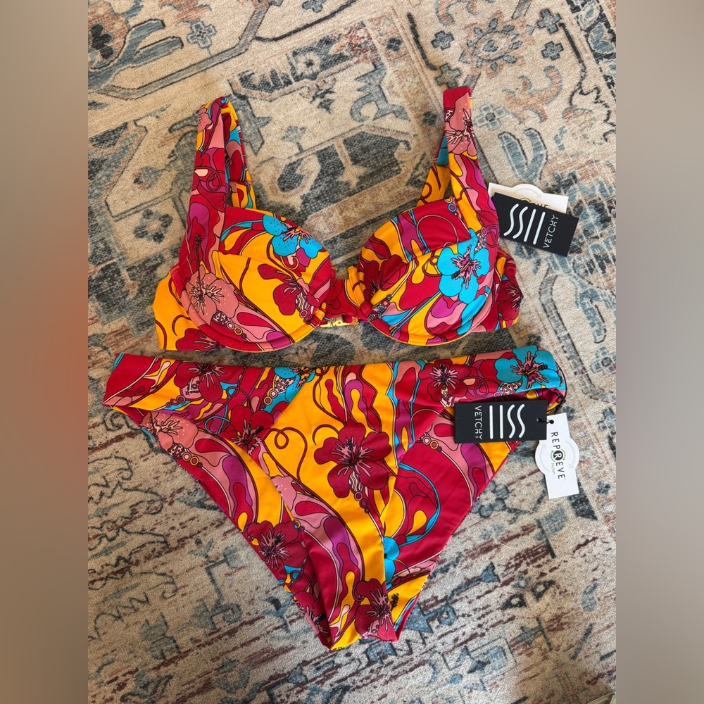 Issa Colorful Floral Women's Bikini